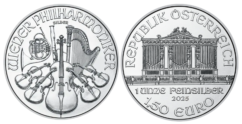 Stříbrná investiční mince Wiener Philharmoniker 1 Oz